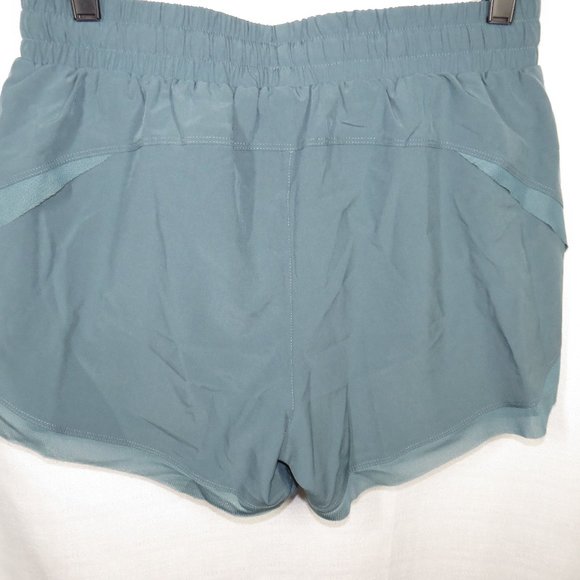 NWT Halara Blue Spruce Mesh Trim Crossover Side 2-in-1 Shorts - Picture 11 of 12